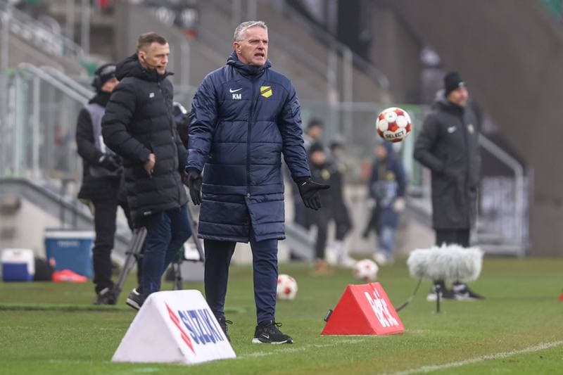 Football. Betclic I liga. Wieczysta Krakow - Slask Wroclaw. 30.11.2025