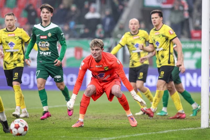 Football. Betclic I liga. Wieczysta Krakow - Slask Wroclaw. 30.11.2025