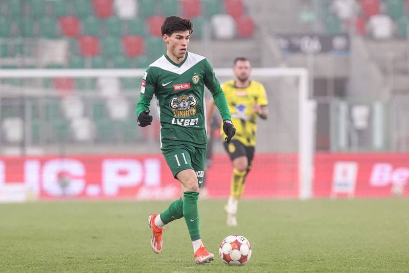 Football. Betclic I liga. Wieczysta Krakow - Slask Wroclaw. 30.11.2025