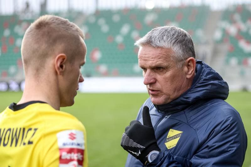 Football. Betclic I liga. Wieczysta Krakow - Slask Wroclaw. 30.11.2025