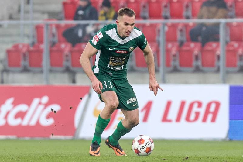 Football. Betclic I liga. Wieczysta Krakow - Slask Wroclaw. 30.11.2025