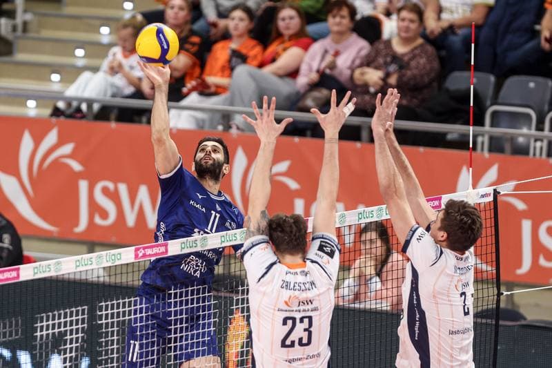 Volleyball. PlusLiga. JSW Jastrzebski Wegiel - Steam Hemarpol Politechnika Czestochowa. 01.12.2025