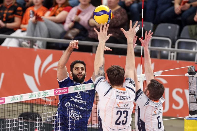 Volleyball. PlusLiga. JSW Jastrzebski Wegiel - Steam Hemarpol Politechnika Czestochowa. 01.12.2025