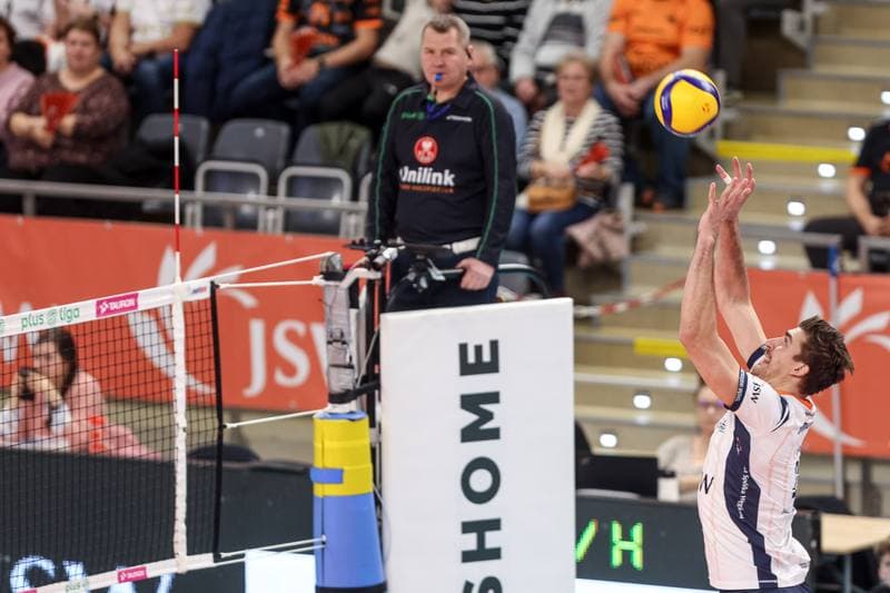 Volleyball. PlusLiga. JSW Jastrzebski Wegiel - Steam Hemarpol Politechnika Czestochowa. 01.12.2025