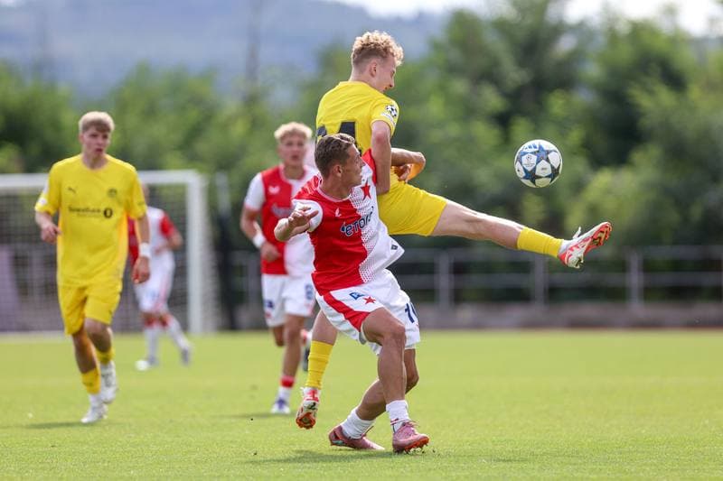 Football. UEFA Youth League. Slavia Prague - FK Bodo/Glimt. 17.09.2025