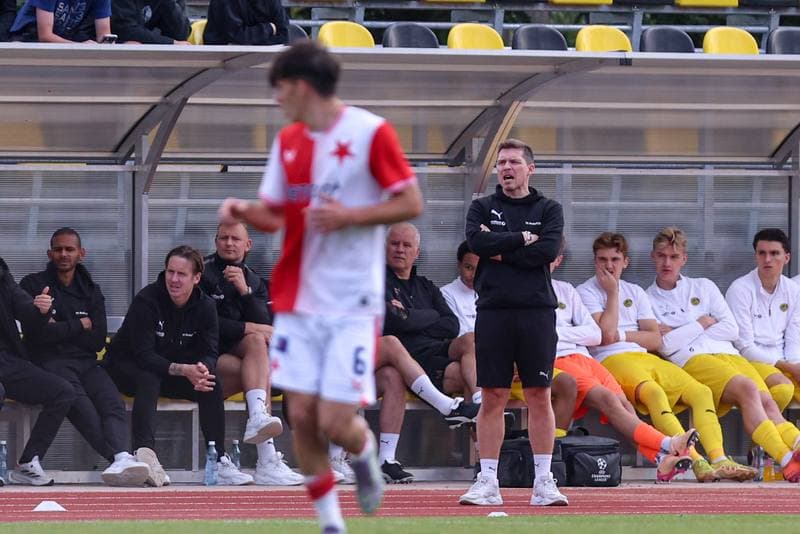 Football. UEFA Youth League. Slavia Prague - FK Bodo/Glimt. 17.09.2025