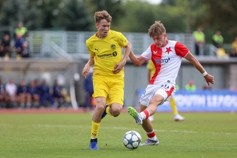 Football. UEFA Youth League. Slavia Prague - FK Bodo/Glimt. 17.09.2025
