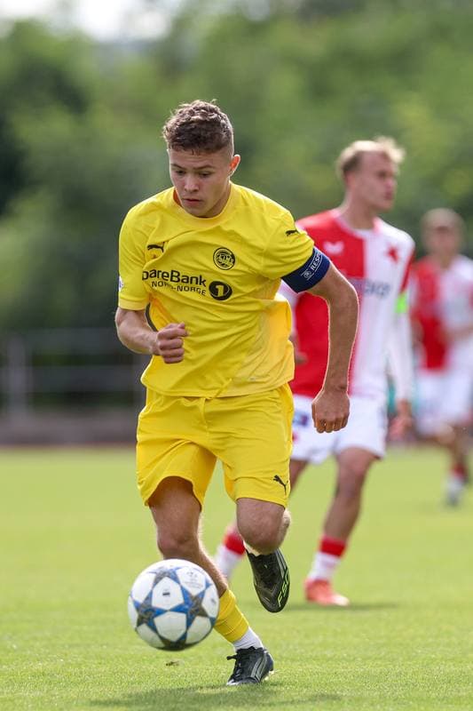 Football. UEFA Youth League. Slavia Prague - FK Bodo/Glimt. 17.09.2025