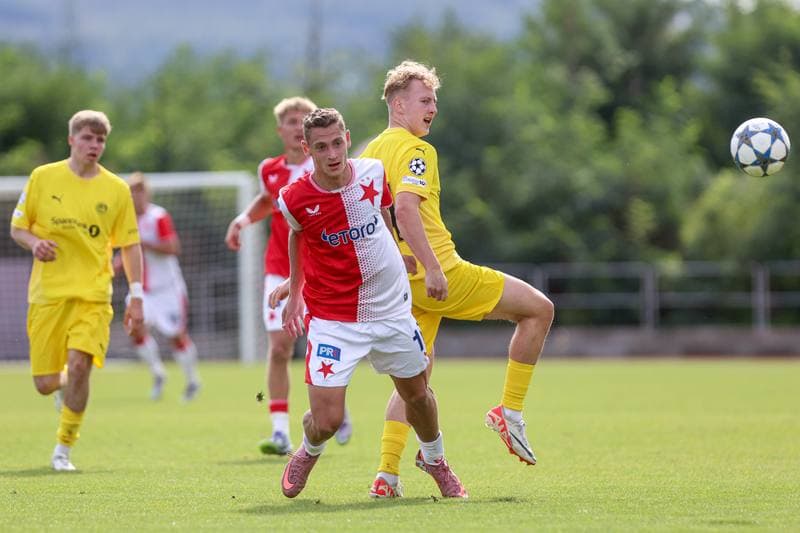 Football. UEFA Youth League. Slavia Prague - FK Bodo/Glimt. 17.09.2025