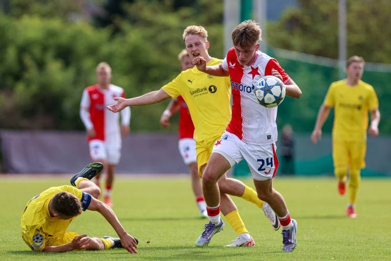 Football. UEFA Youth League. Slavia Prague - FK Bodo/Glimt. 17.09.2025