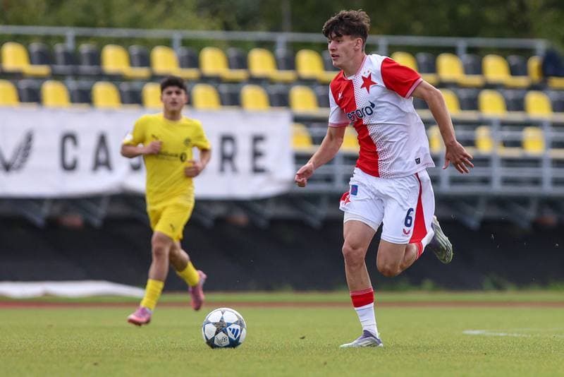 Football. UEFA Youth League. Slavia Prague - FK Bodo/Glimt. 17.09.2025