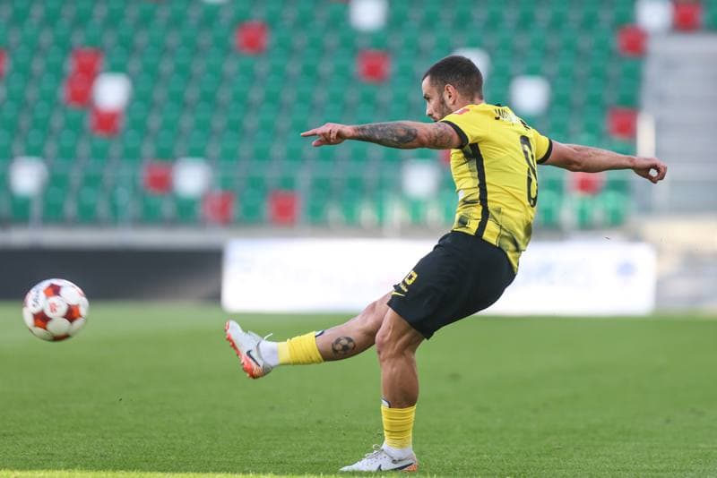 Football. Betclic I liga. Wieczysta Krakow - Gornik Leczna. 25.08.2025