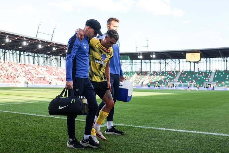 Football. Betclic I liga. Wieczysta Krakow - Gornik Leczna. 25.08.2025