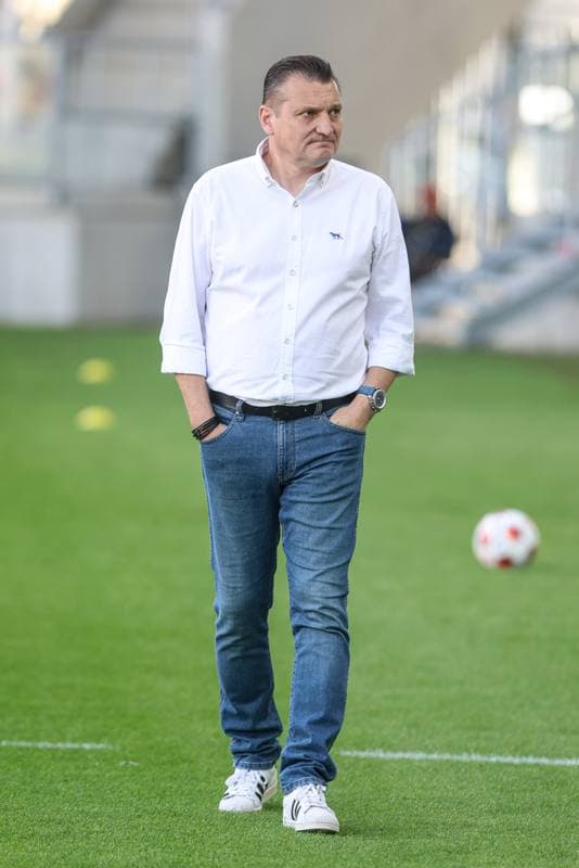 Football. Betclic I liga. Wieczysta Krakow - Gornik Leczna. 25.08.2025
