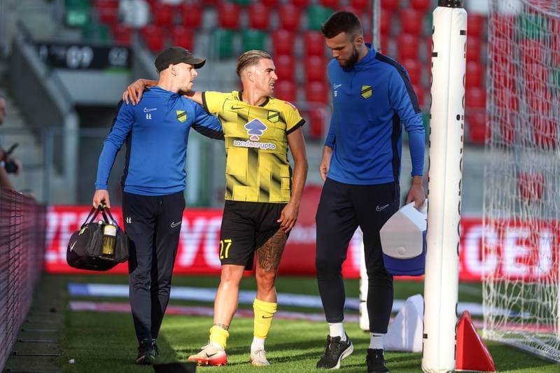 Football. Betclic I liga. Wieczysta Krakow - Gornik Leczna. 25.08.2025