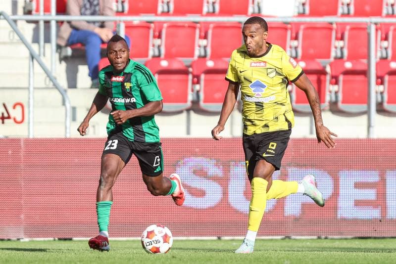 Football. Betclic I liga. Wieczysta Krakow - Gornik Leczna. 25.08.2025