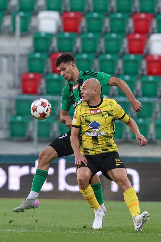 Football. Betclic I liga. Wieczysta Krakow - Gornik Leczna. 25.08.2025