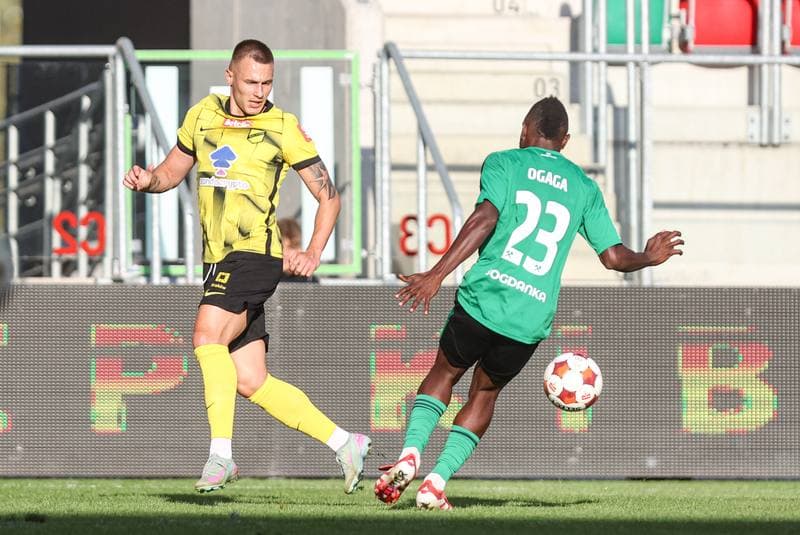 Football. Betclic I liga. Wieczysta Krakow - Gornik Leczna. 25.08.2025