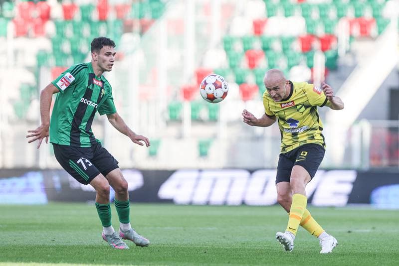 Football. Betclic I liga. Wieczysta Krakow - Gornik Leczna. 25.08.2025