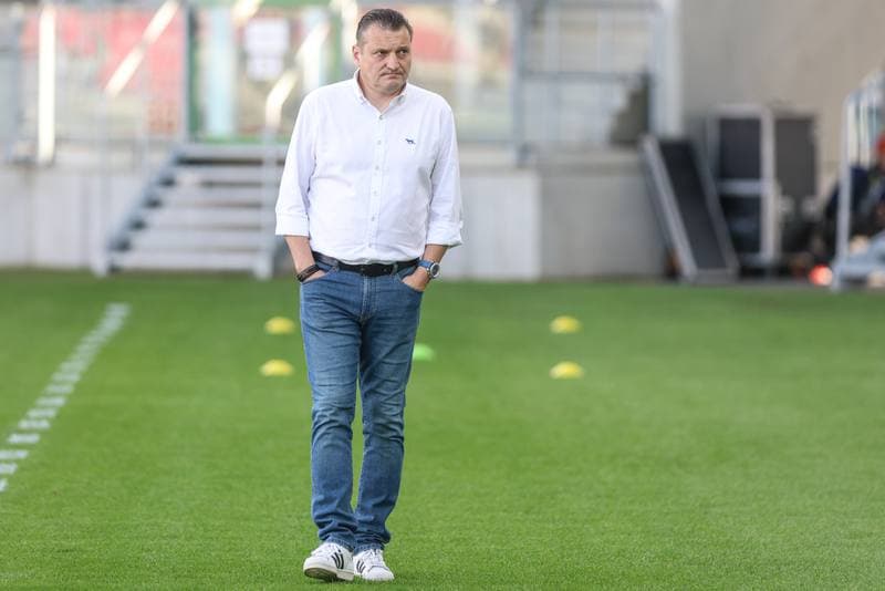 Football. Betclic I liga. Wieczysta Krakow - Gornik Leczna. 25.08.2025