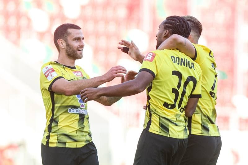 Football. Betclic I liga. Wieczysta Krakow - Gornik Leczna. 25.08.2025