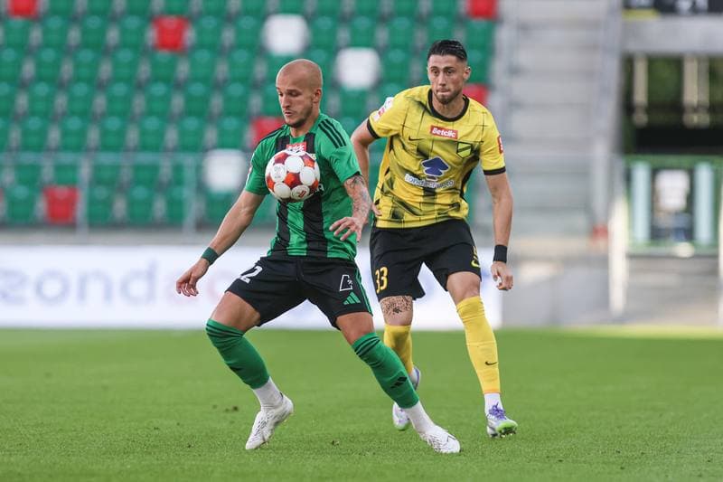 Football. Betclic I liga. Wieczysta Krakow - Gornik Leczna. 25.08.2025