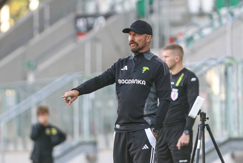 Football. Betclic I liga. Wieczysta Krakow - Gornik Leczna. 25.08.2025