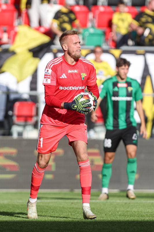 Football. Betclic I liga. Wieczysta Krakow - Gornik Leczna. 25.08.2025
