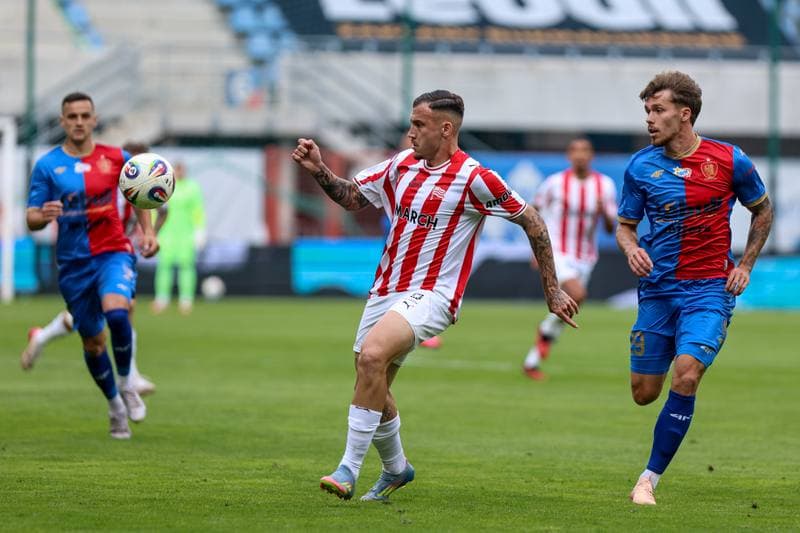Football. PKO BP Ekstraklasa. Piast Gliwice - Cracovia Krakow. 24.08.2025