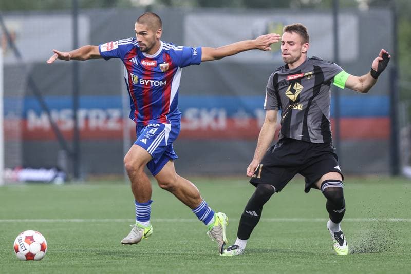 Football. Betclic I liga. Polonia Bytom - Pogon Grodzisk Mazowiecki. 20.08.2025