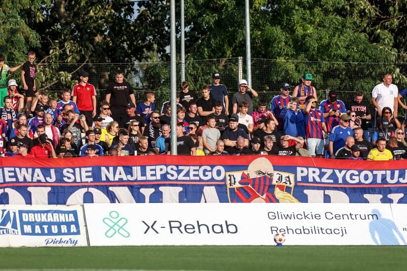 Football. Betclic I liga. Polonia Bytom - Pogon Grodzisk Mazowiecki. 20.08.2025