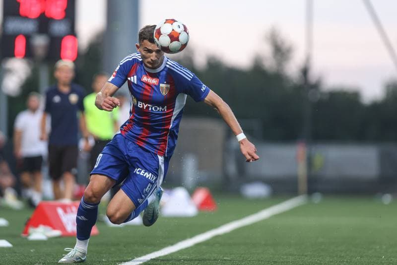 Football. Betclic I liga. Polonia Bytom - Pogon Grodzisk Mazowiecki. 20.08.2025