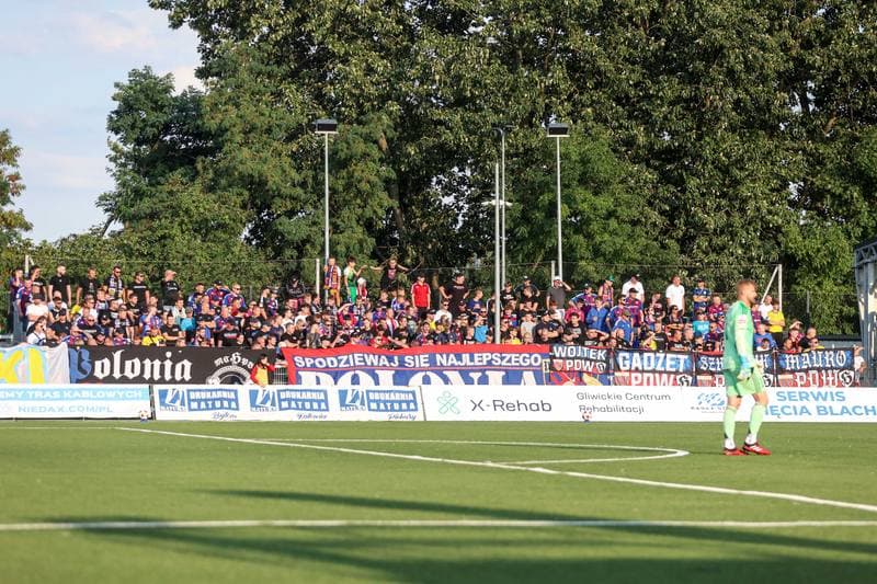 Football. Betclic I liga. Polonia Bytom - Pogon Grodzisk Mazowiecki. 20.08.2025