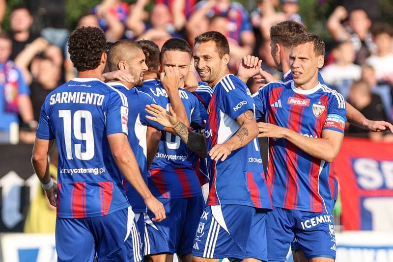 Football. Betclic I liga. Polonia Bytom - Pogon Grodzisk Mazowiecki. 20.08.2025