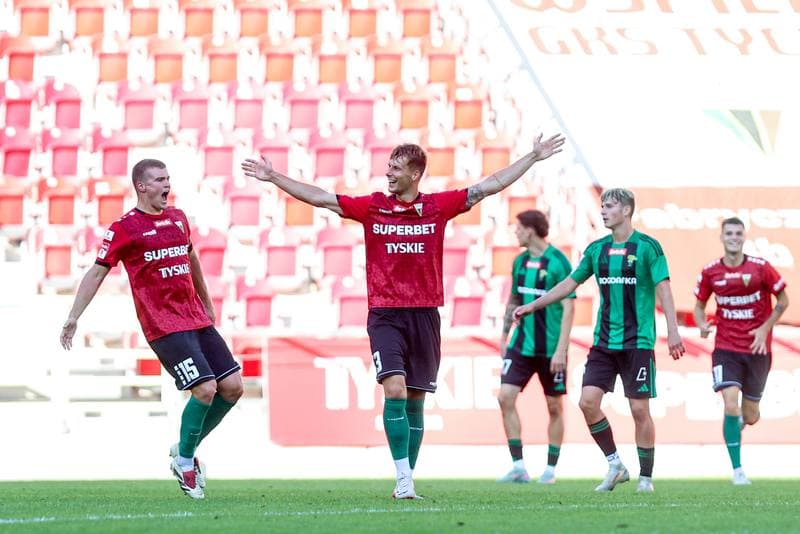 Football. Betclic I liga. GKS Tychy - Gornik Leczna. 17.08.2025