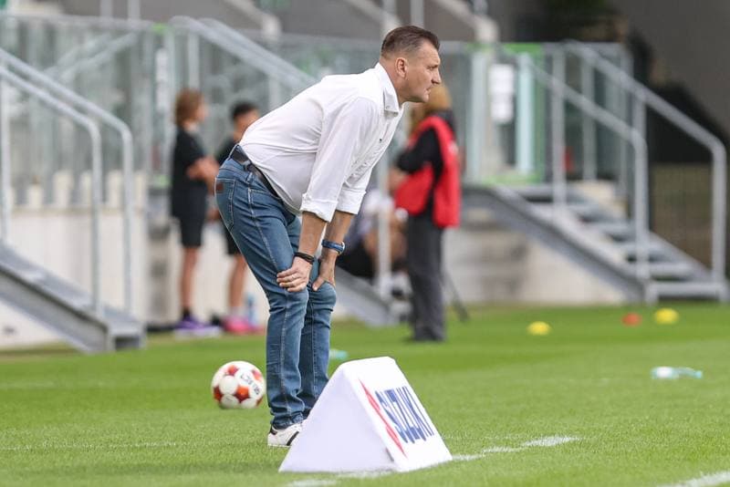 Football. Betclic I liga. Wieczysta Krakow - Znicz Pruszkow. 01.08.2025