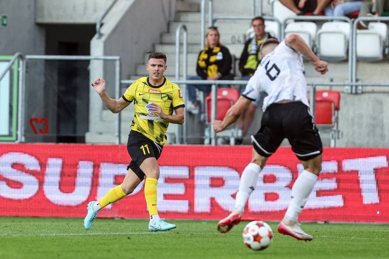 Football. Betclic I liga. Wieczysta Krakow - Znicz Pruszkow. 01.08.2025