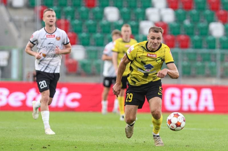 Football. Betclic I liga. Wieczysta Krakow - Znicz Pruszkow. 01.08.2025