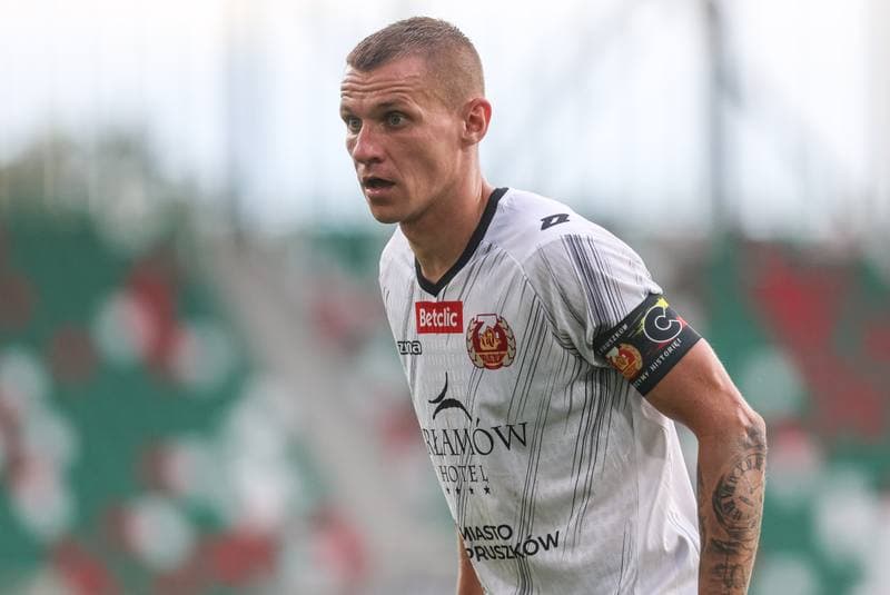 Football. Betclic I liga. Wieczysta Krakow - Znicz Pruszkow. 01.08.2025