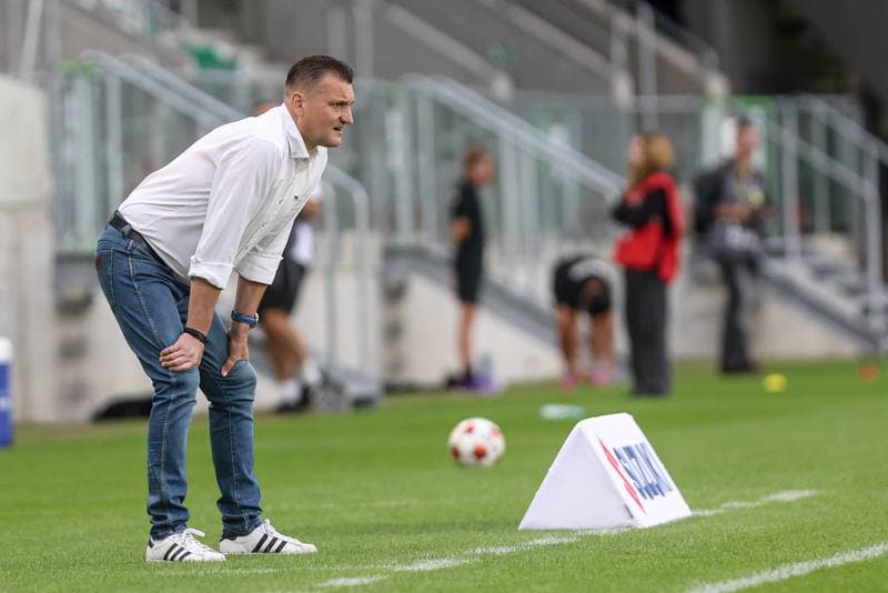 Football. Betclic I liga. Wieczysta Krakow - Znicz Pruszkow. 01.08.2025