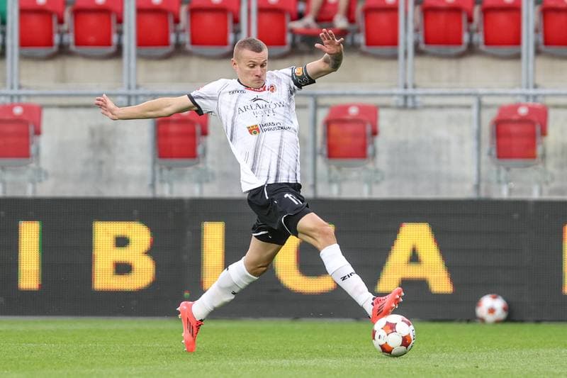 Football. Betclic I liga. Wieczysta Krakow - Znicz Pruszkow. 01.08.2025