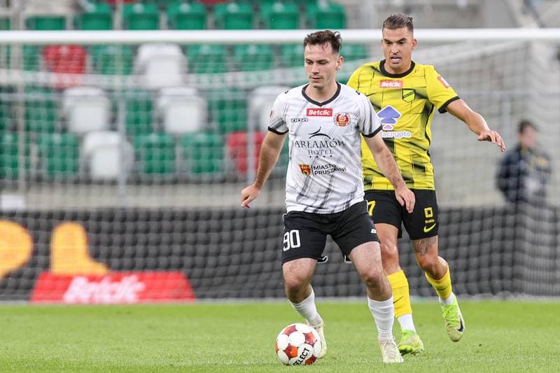 Football. Betclic I liga. Wieczysta Krakow - Znicz Pruszkow. 01.08.2025