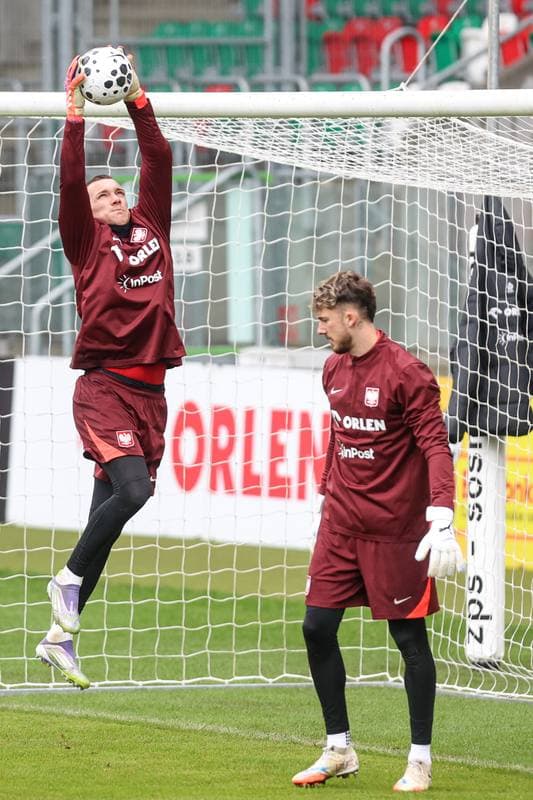 Football. Poland national team. Training. 10.10.2025