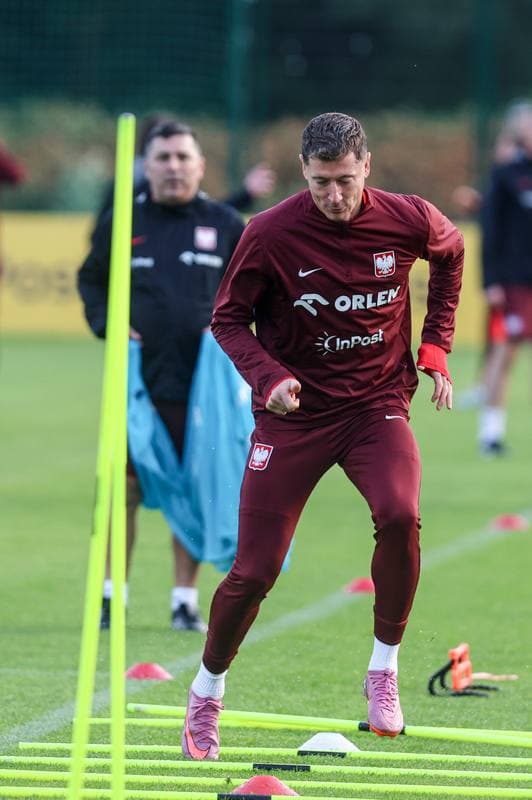 Football. Poland national team. Training. 08.10.2025