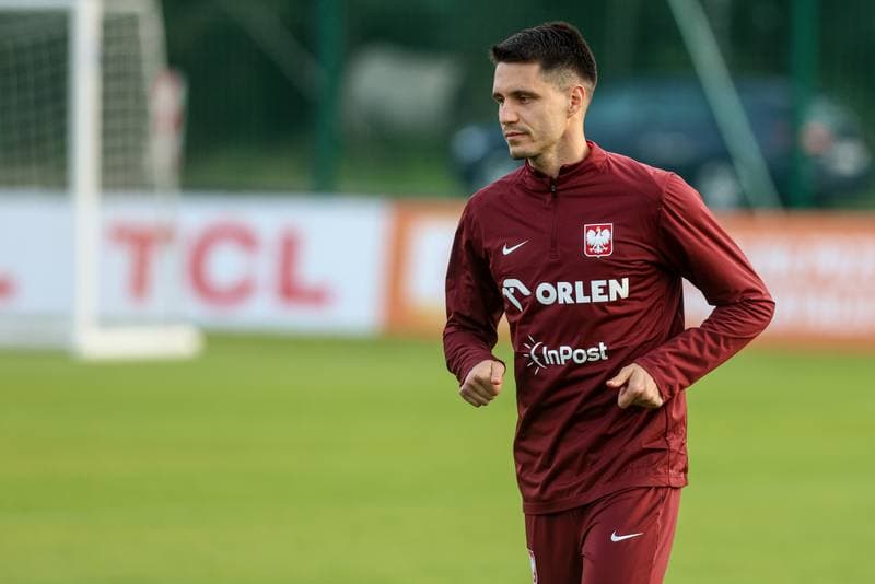 Football. Poland national team. Training. 08.10.2025