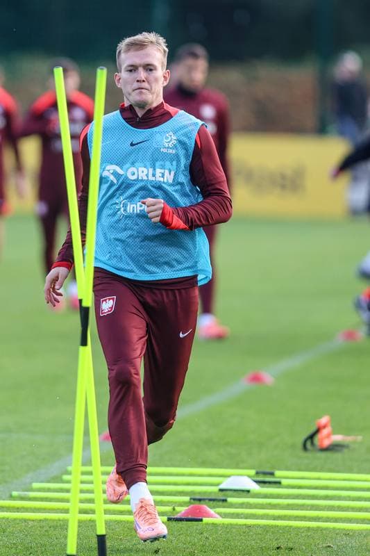 Football. Poland national team. Training. 08.10.2025