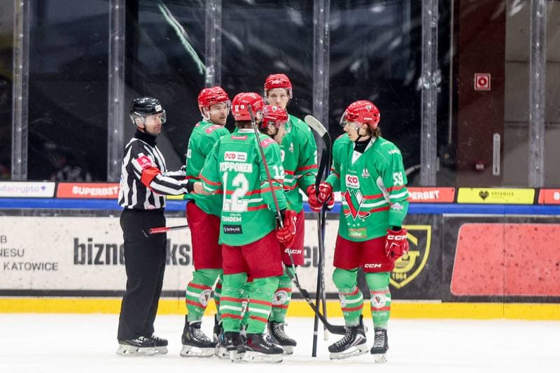 Ice Hockey. Tauron Hokej Liga. GKS Katowice - ECB Zaglebie Sosnowiec. 03.10.2025