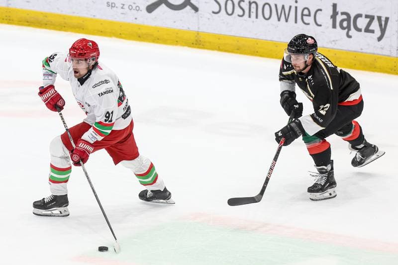 Ice Hockey. Tauron Hokej Liga. ECB Zaglebie Sosnowiec - GKS Tychy. 28.09.2025