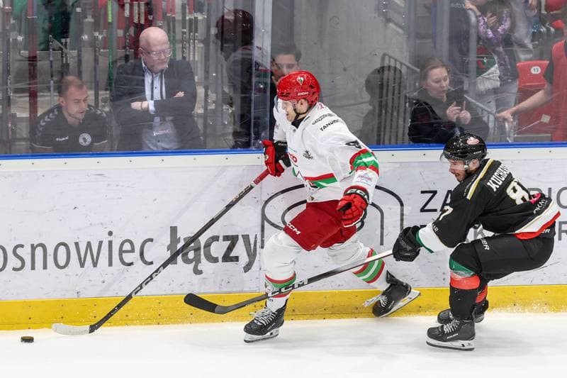 Ice Hockey. Tauron Hokej Liga. ECB Zaglebie Sosnowiec - GKS Tychy. 28.09.2025