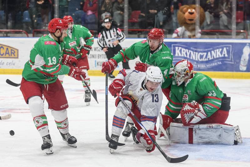 Ice Hockey. Tauron Hokej Liga. BS Polonia Bytom - Zaglebie Sosnowiec. 26.09.2025